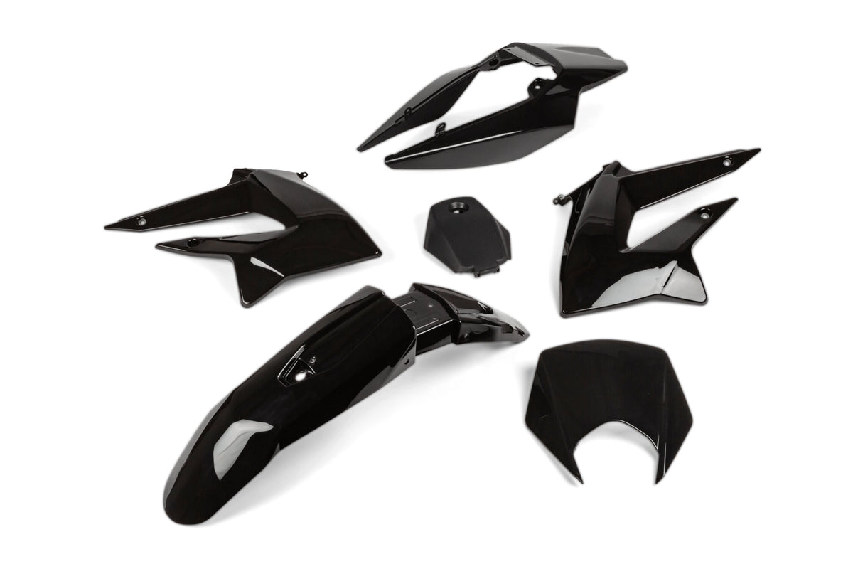Fairing Kit STR8 6-piece Derbi DRD X-Treme 2011 - 2017 Black