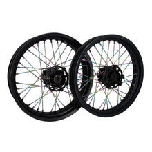 Spokes rear Doppler Neochrom 18x195mm / 18x199mm Derbi Senda