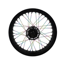 Spokes rear Doppler Neochrom 18x195mm / 18x199mm Derbi Senda
