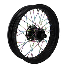 Spokes rear Doppler Neochrom 18x195mm / 18x199mm Derbi Senda