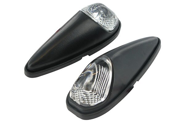 Glue-On Indicators STR8 Raindrop clear / black