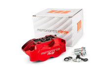 Brake Caliper 4-piston MotoForce Racing red