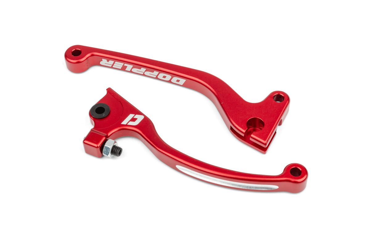 Lever Set Doppler CNC red (AJP) Rieju MRT / RRX / Sherco