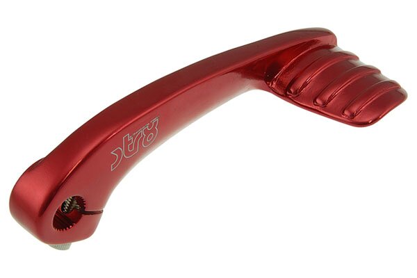 Kickstart Lever STR8 aluminium Peugeot red