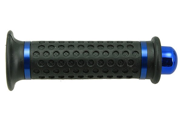 Grips STR8 DOME round end caps black / blue