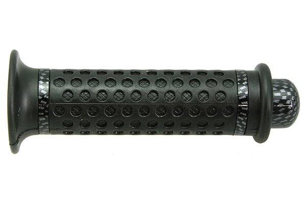 Grips STR8 DOME round end caps black / carbon