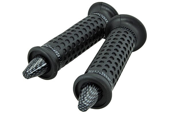 Grips STR8 Konik cone-shaped end caps black / carbon