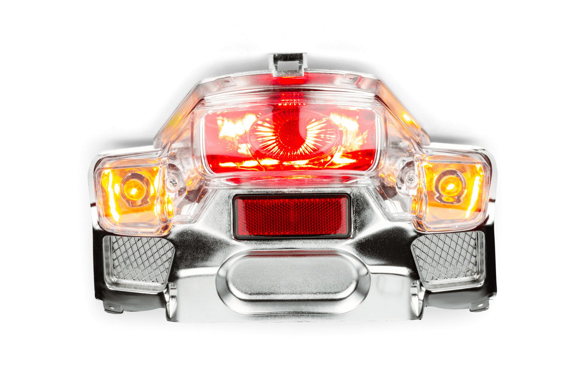 Tail light STR8 Yamaha BWs NG chrome