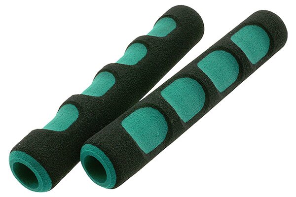 Brake Lever Foam Sleeves STR8 universal black / green