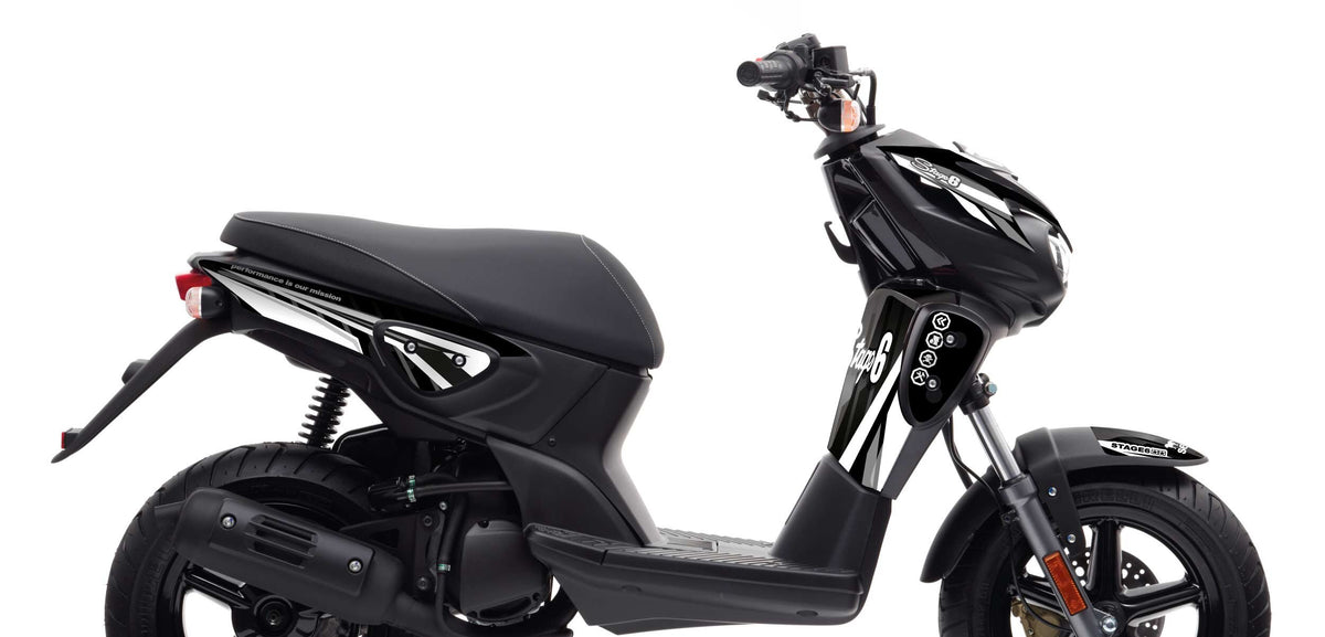 Graphics Kit Yamaha Slider Stage6 Blanc