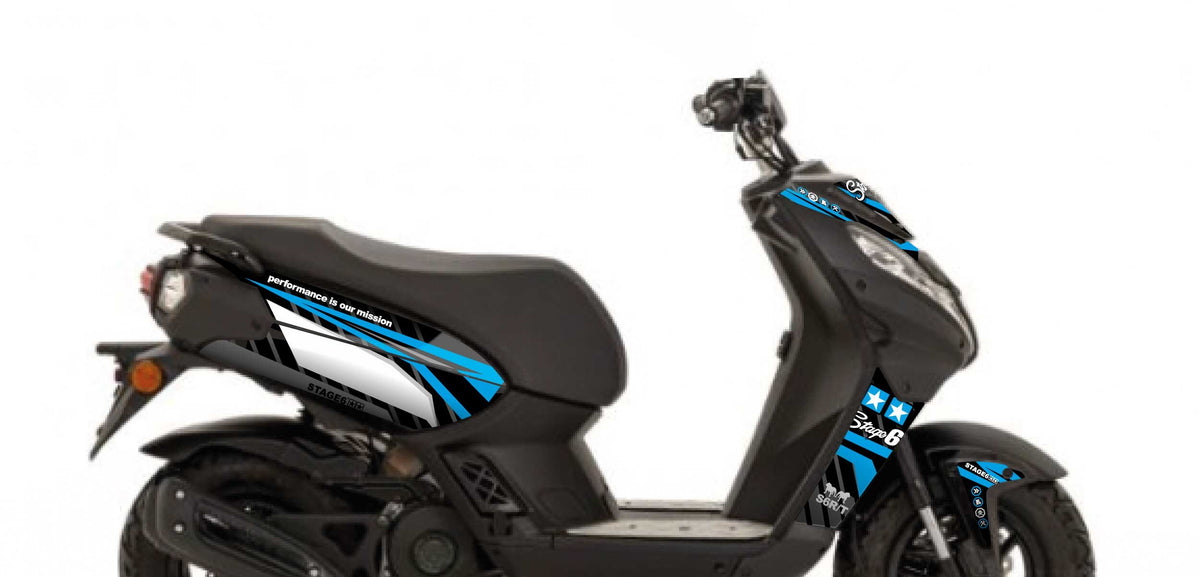 Graphics Kit Peugeot Streetzone Stage6 Blue