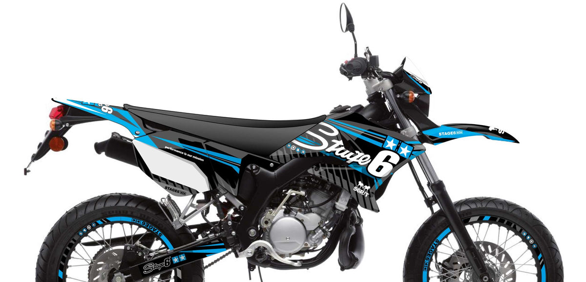 Graphics Kit Yamaha DT 50 Stage6 Blue