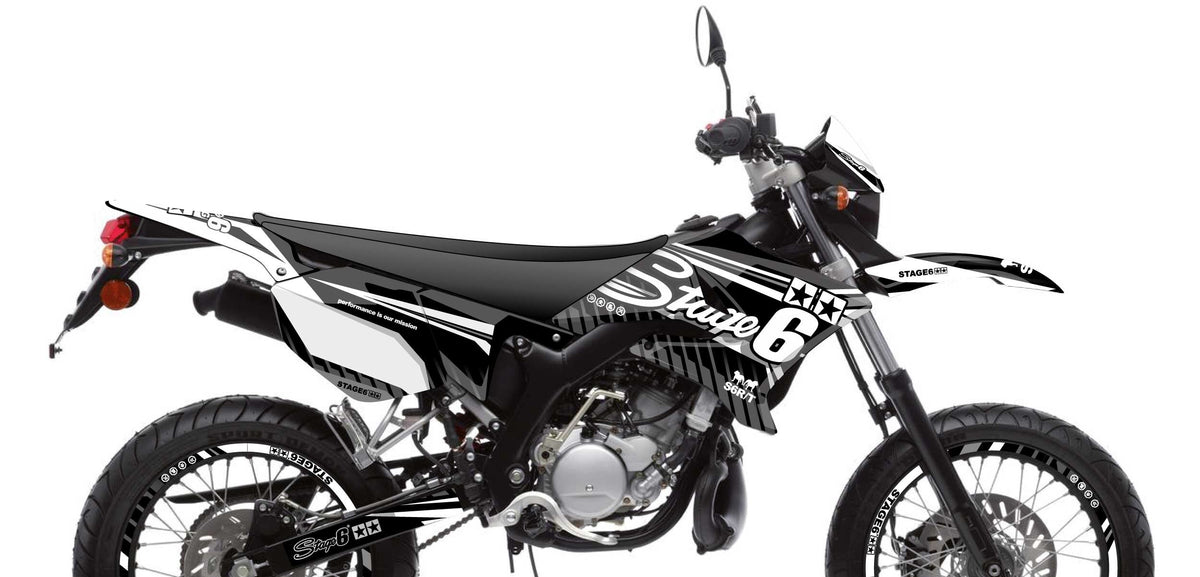 Graphics Kit Yamaha DT 50 Stage6 Blanc