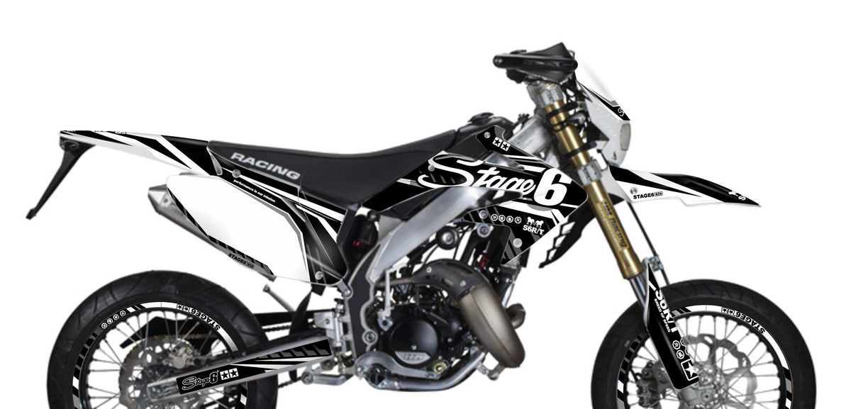 Graphics Kit Honda HM 50 Stage6 Blanc