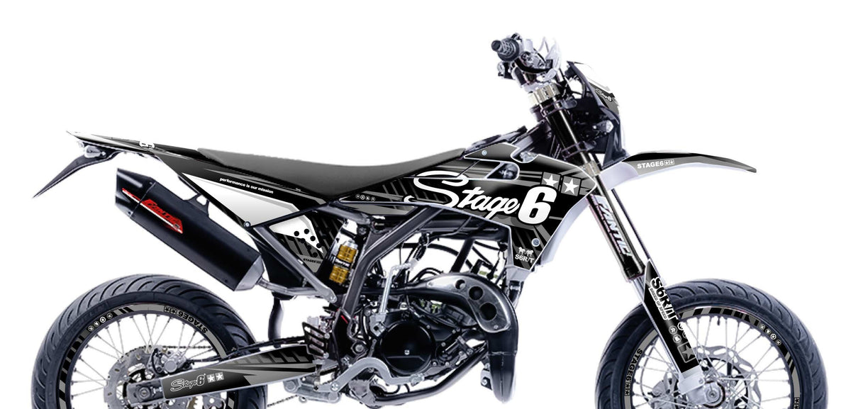 Graphics Kit Fantic XM 50 2017 - 2022 Stage6 Black