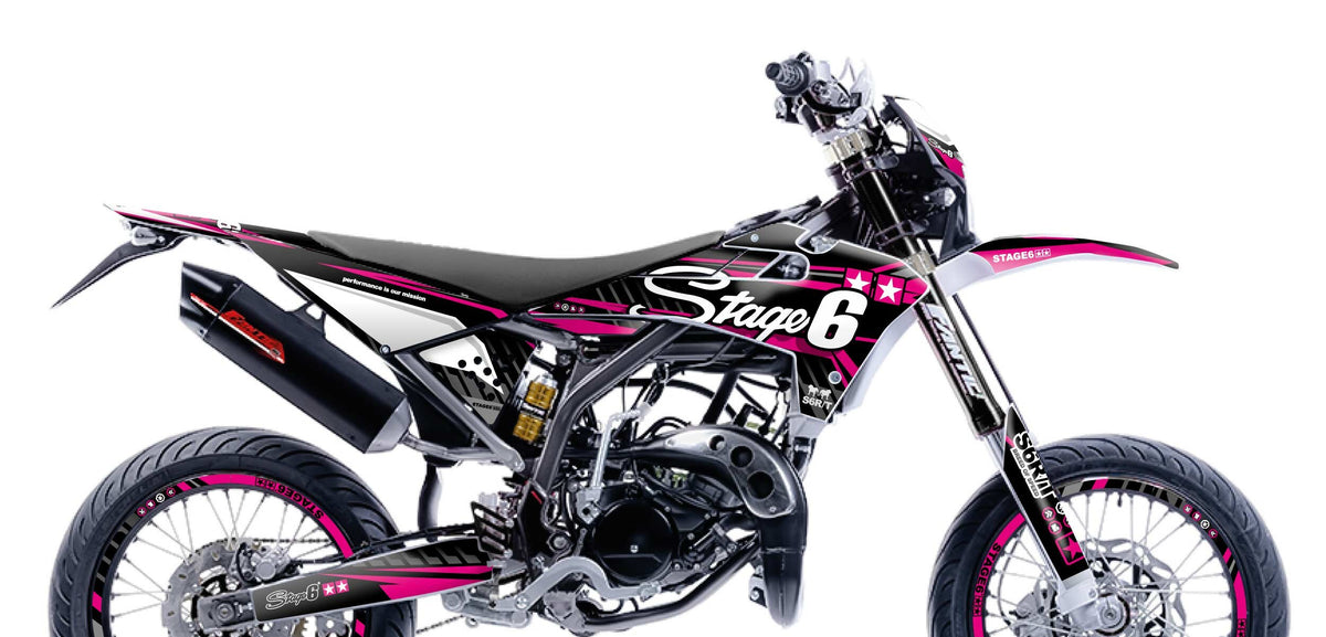 Graphics Kit Fantic XM 50 2017 - 2022 Stage6 Pink