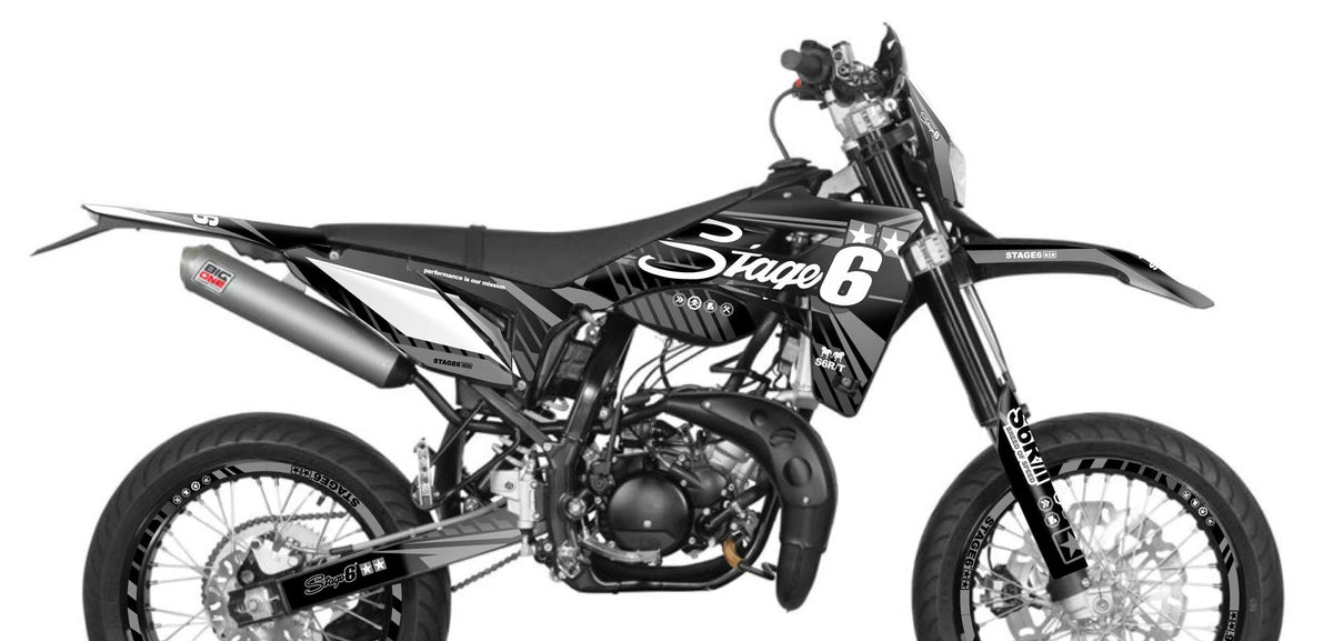 Graphics Kit Sherco SM-R 50 after 2018 Stage6 Black