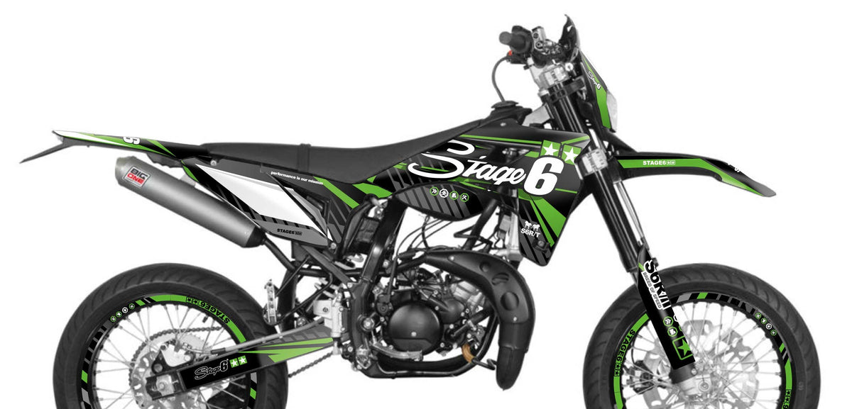 Graphics Kit Sherco SM-R 50 after 2018 Stage6 Green