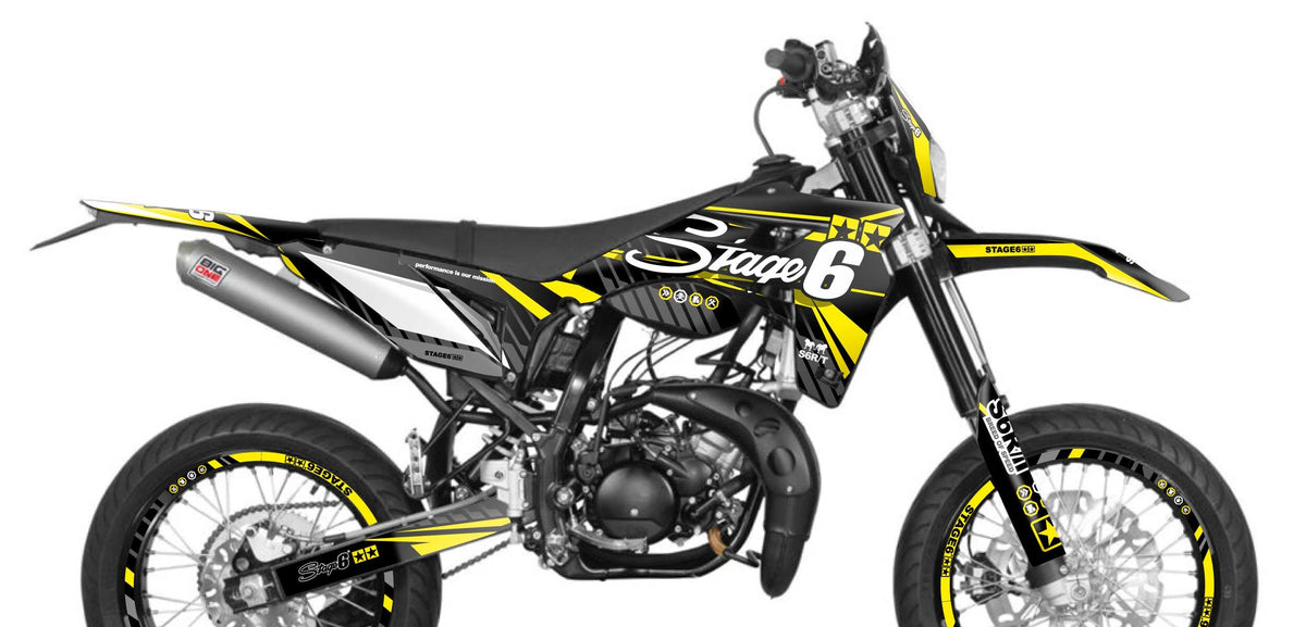Graphics Kit Sherco SM-R 50 after 2018 Stage6 Yellow