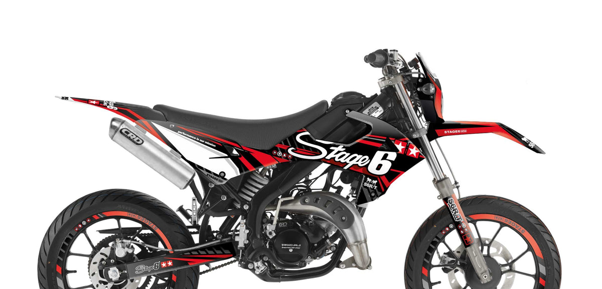Graphics Kit Rieju MRT after 2022 Stage6 Red