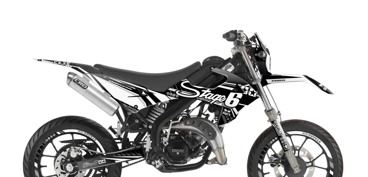Graphics Kit Rieju MRT after 2022 Stage6 Blanc