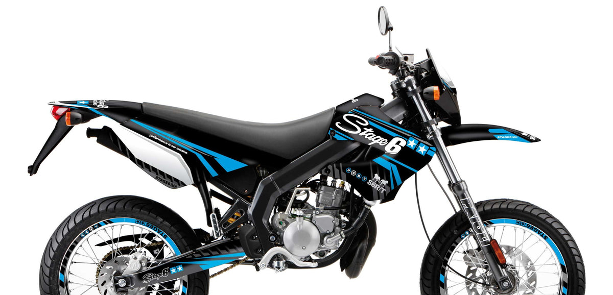 Graphics Kit Derbi X-Treme 2006 - 2010 Stage6 Blue