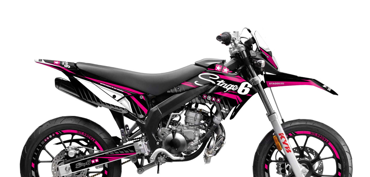 Graphics Kit Derbi X-Treme 2011 - 2017 Stage6 Pink