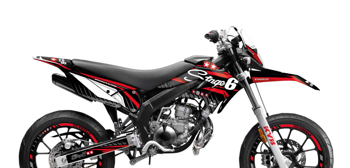 Graphics Kit Derbi X-Treme 2011 - 2017 Stage6 Red