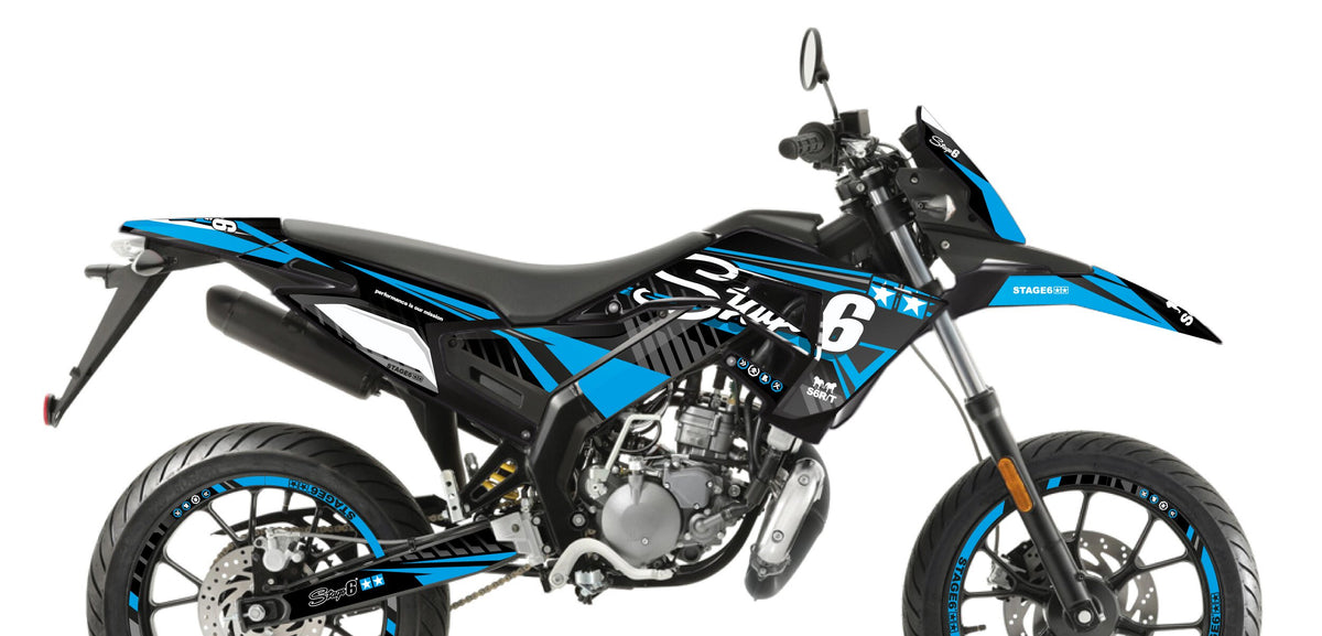 Graphics Kit Derbi X-Treme 2018 - 2020 Stage6 Blue