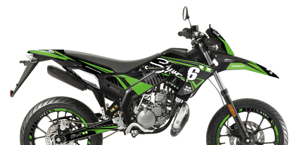 Graphics Kit Derbi X-Treme 2018 - 2020 Stage6 Green