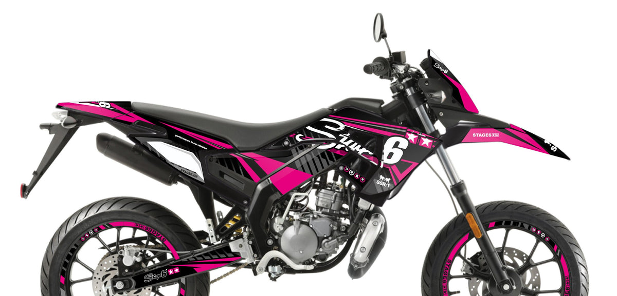 Graphics Kit Derbi X-Treme 2018 - 2020 Stage6 Pink