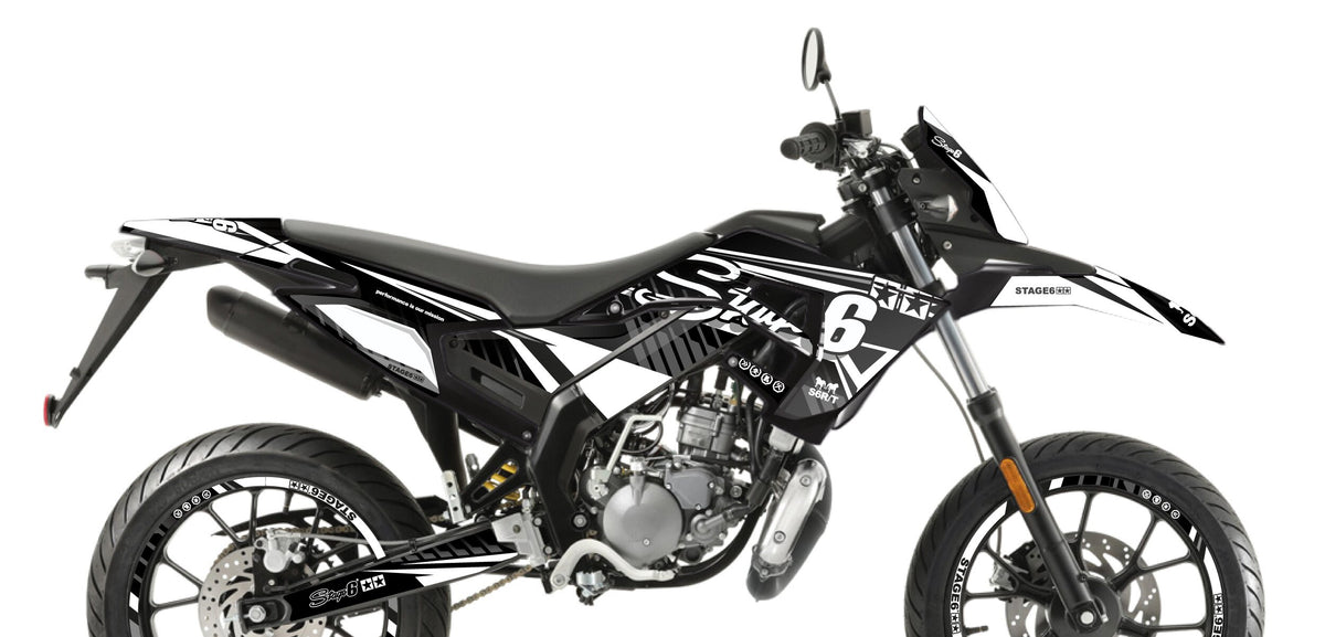 Graphics Kit Derbi X-Treme 2018 - 2020 Stage6 Blanc