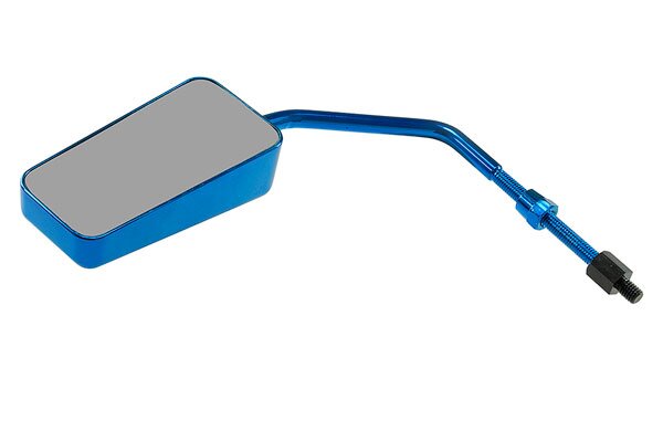 Mirror F1 RH / LH STR8 M8 LH thread adapter blue