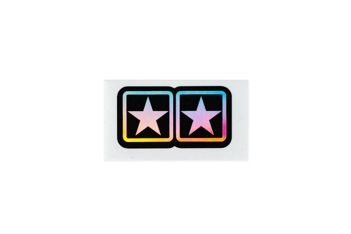 Hologram Sticker Stage6 stars 50x25mm