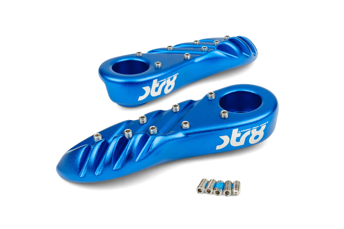 Footpegs STR8 Yamaha BWs from 2004 Blue