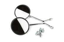 Mirror Set STR8 vintage round chrome 103mm