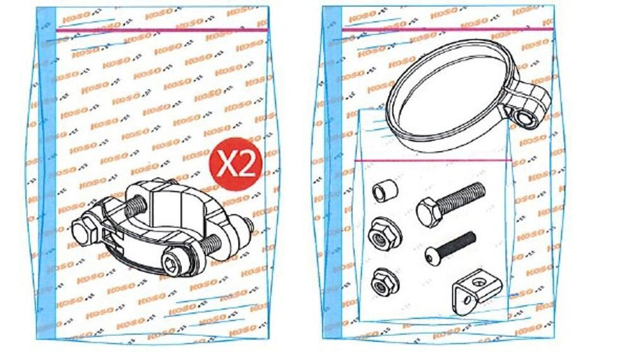 Bracket for Koso LED mini headlights