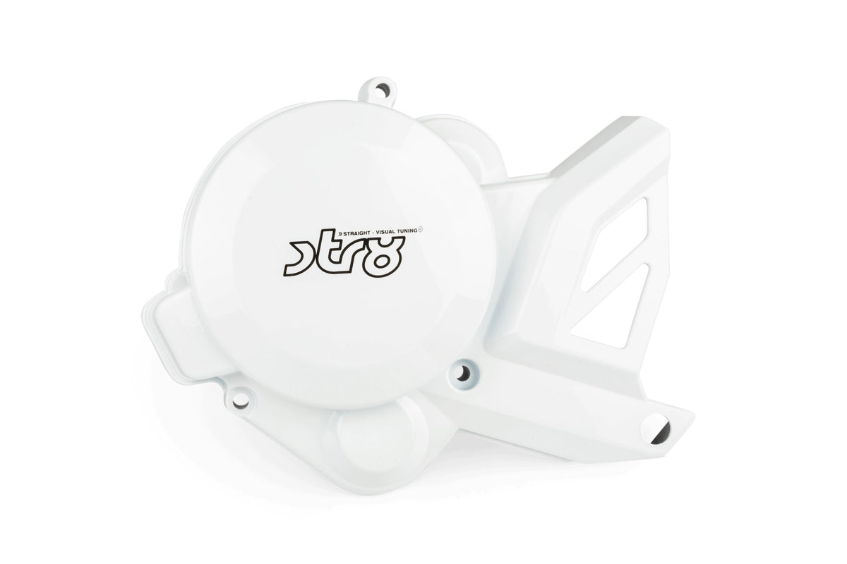 Ignition Cover STR8 Derbi Euro 3 / Euro 4 White