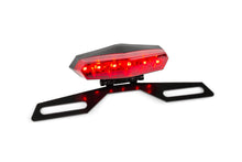 LED Tail Light STR8 Hexagonal Red with license plate holder
