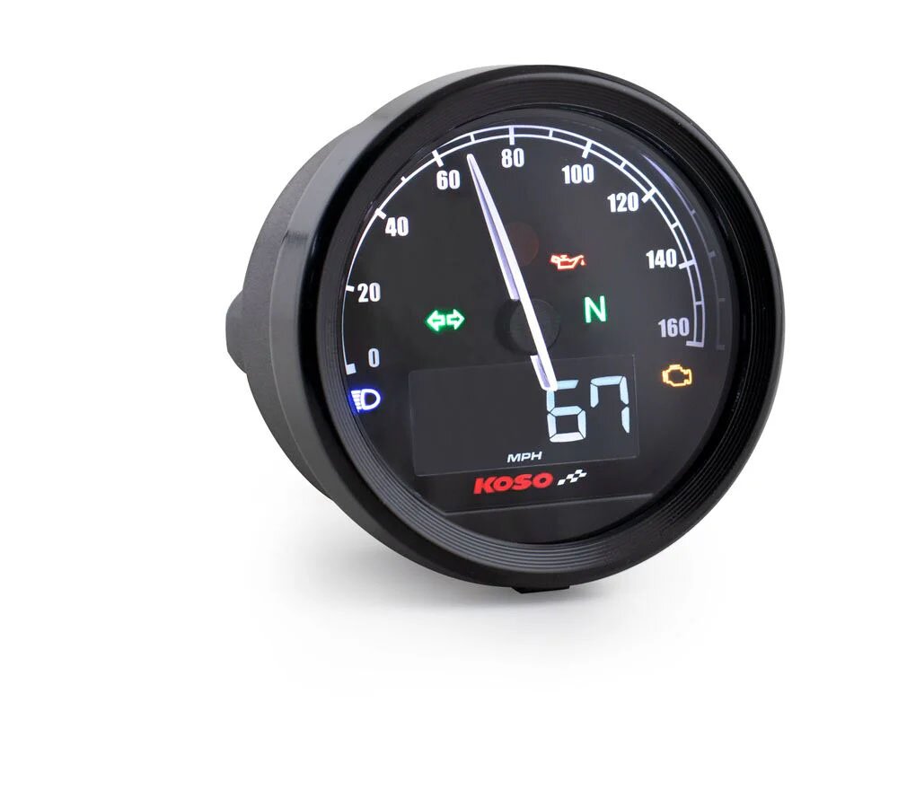 Speedometer Koso D60 TNT-05 up to 160 km/h black