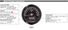 Tachometer Koso D60 TNT-05 up to 12,000 rpm black / chrome