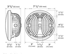 LED Mini Headlight Koso Xenith D.181mm