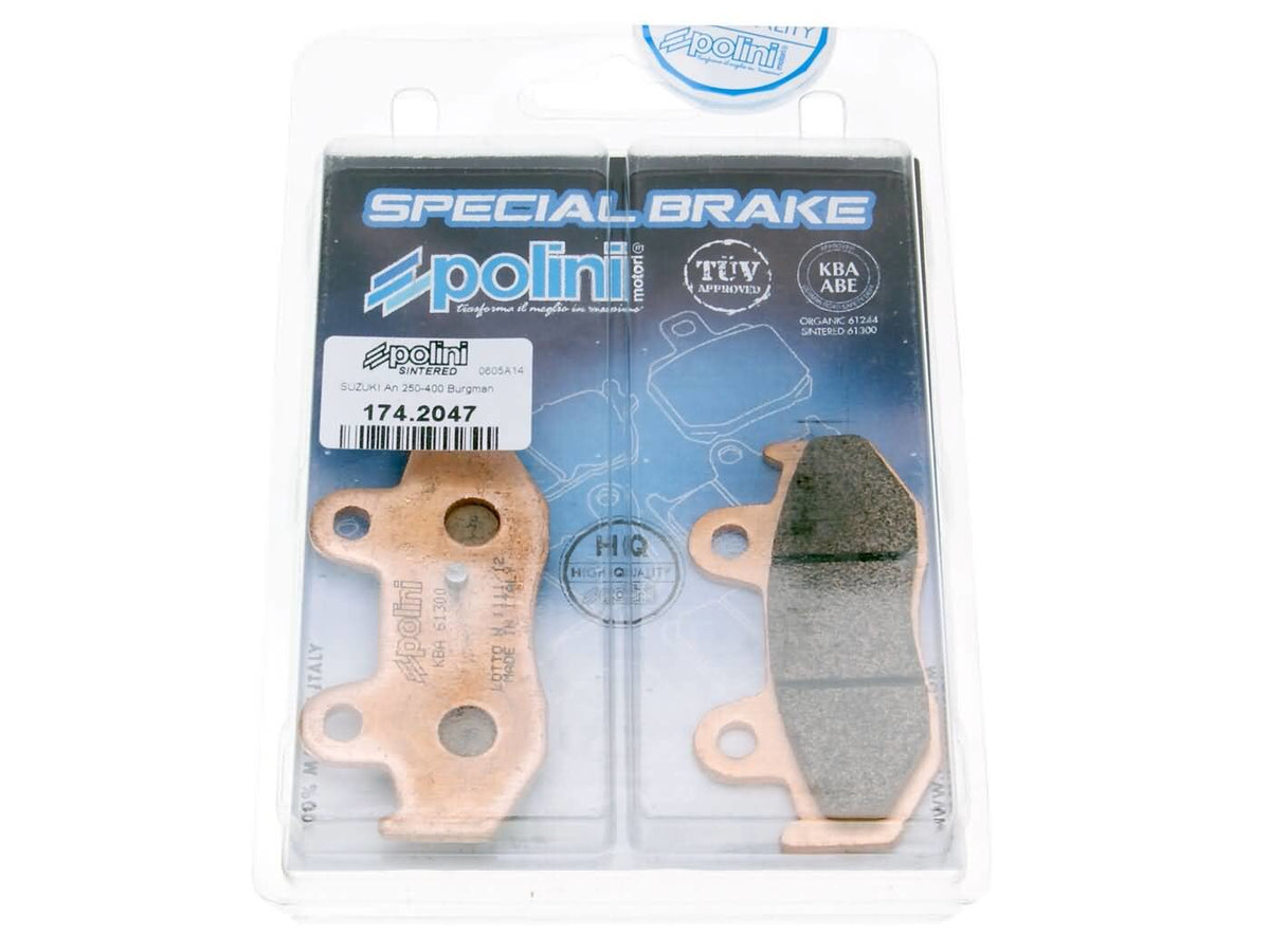Brake Pads rear Polini Sinter Suzuki Burgman 2001-2006