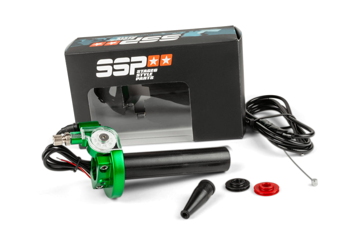 Quick Action Throttle grip Stage6 green