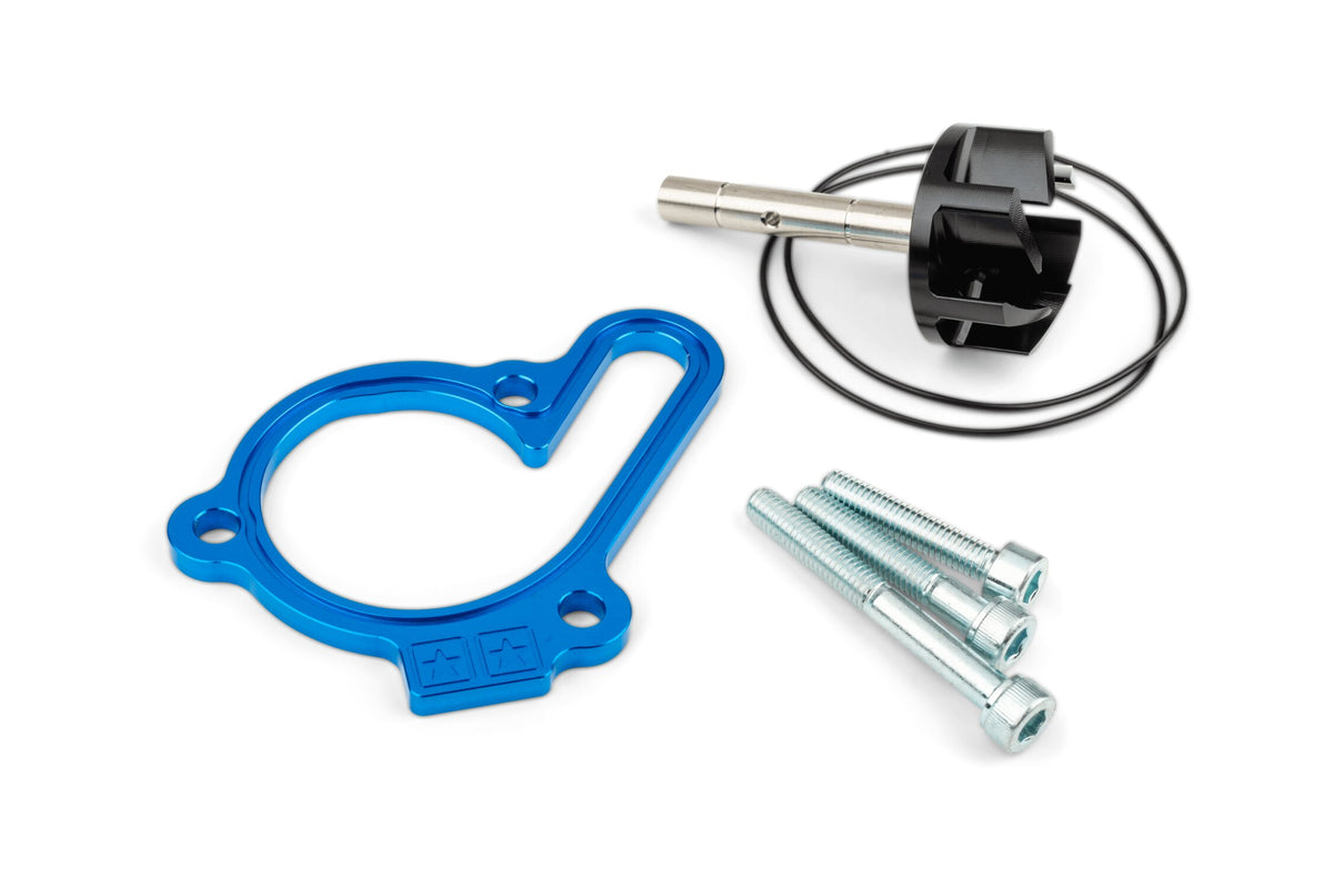 Water Pump high flow Stage6 Blue Derbi Euro 3 and Euro 4