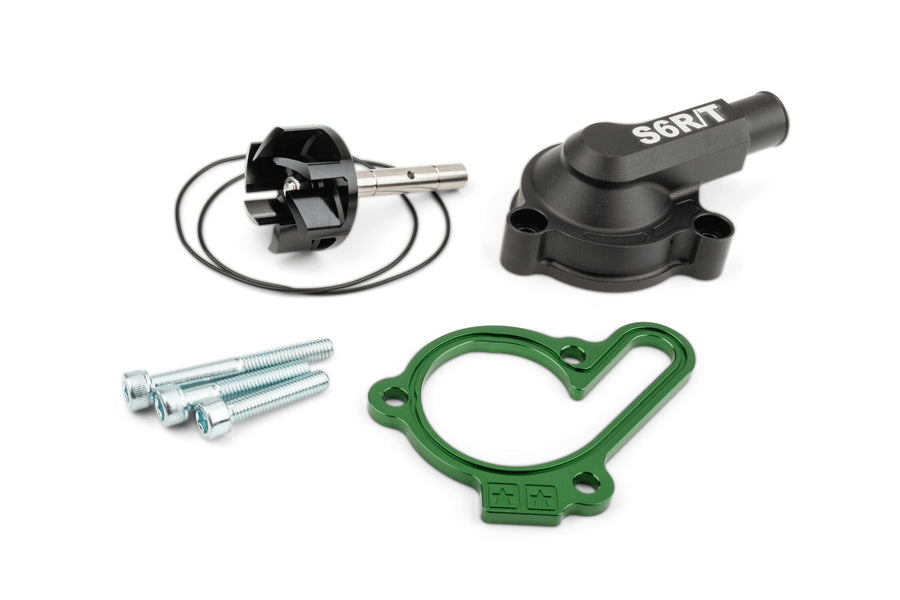 Water Pump high flow with cover Stage6 R/T Green Derbi Euro 3 / Euro 4