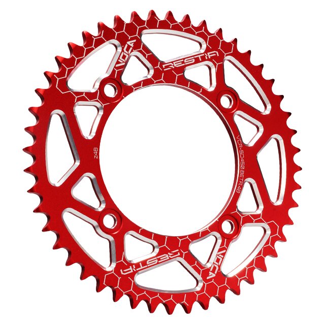Rear Sprocket Beta RR 48T - 420 Voca Alu red