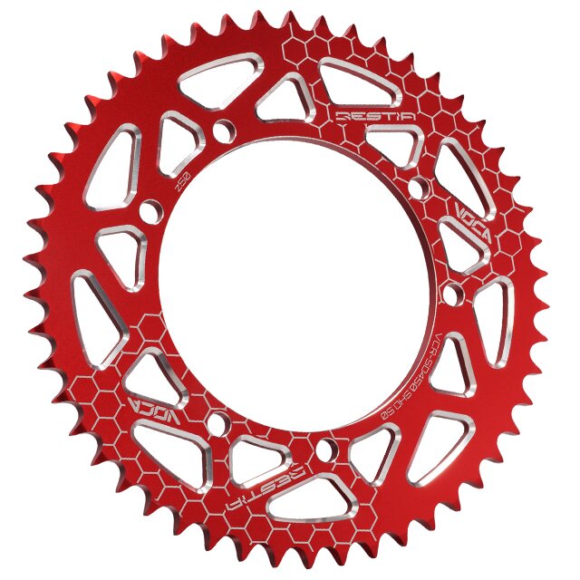 Rear Sprocket Sherco SM-R 50cc 50T - 428 Alu red