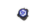 Ignition Cover KRM Derbi blue double-sided