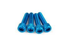 Intake Screw Set STR8 M6x25mm Alu Blue (x4)
